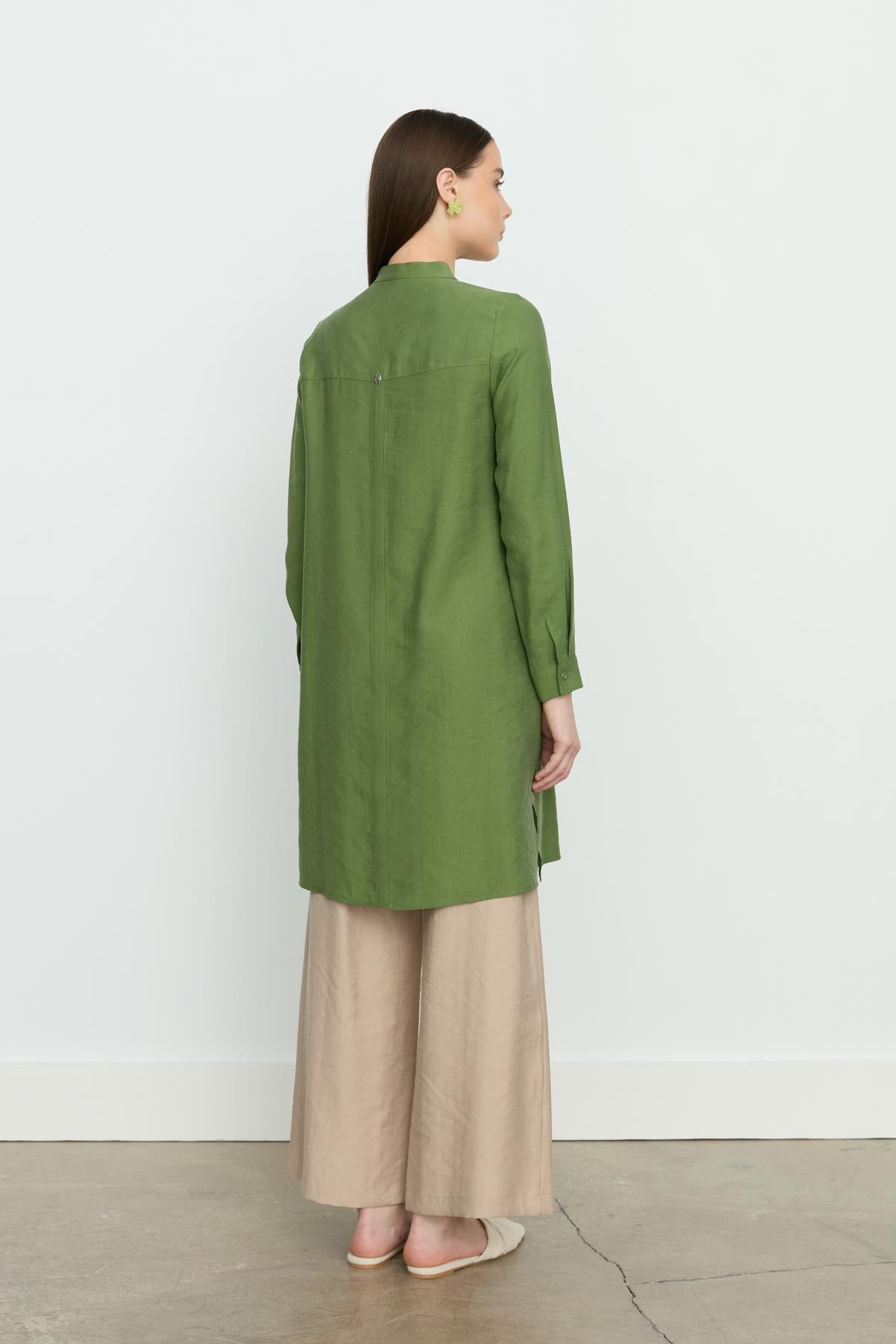 Aller Detaylı Tencel Tunik Amazon